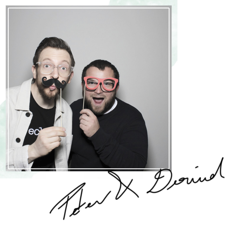 Fotoboxbetreiber goldenframe.at - Peter und David